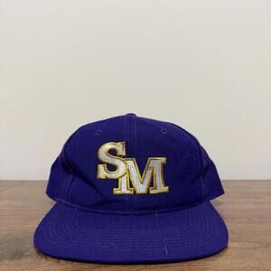 Vintage Kudzu SM Script Logo Snapback Purple Men’s